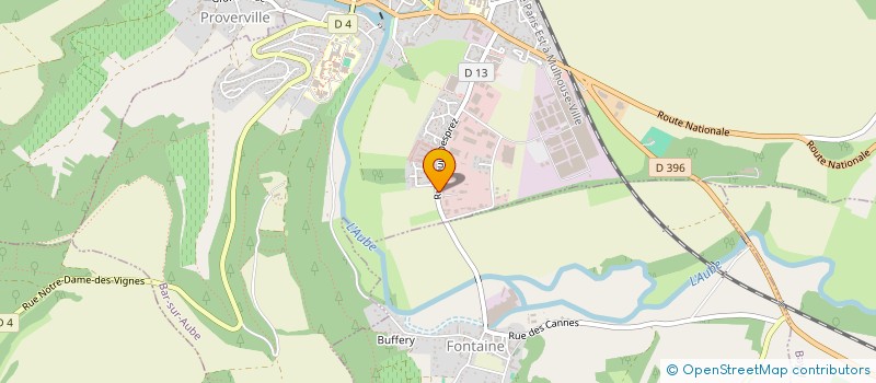 localisation de l'entreprise HOLDING GOUSSARD  BAR-SUR-AUBE