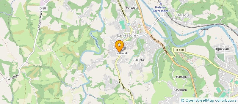 localisation de l'entreprise HOLDING GOX'OGI  LARRESSORE