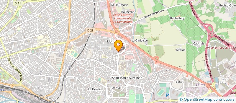 localisation de l'entreprise HOLDING GPA à BEZIERS