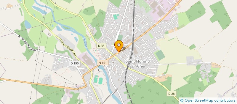 localisation de l'entreprise HOLDING GPEY  SAINT-FLORENT-SUR-CHER