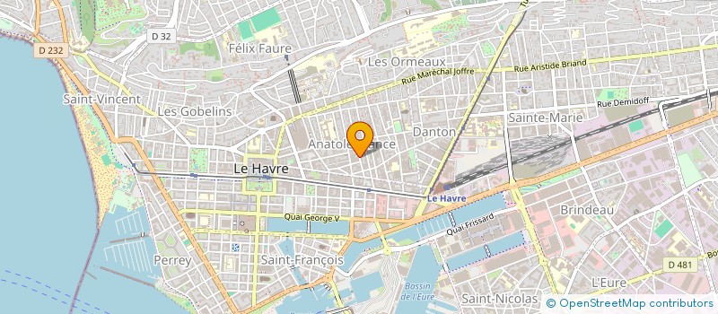 localisation de l'entreprise HOLDING GRE à LE HAVRE