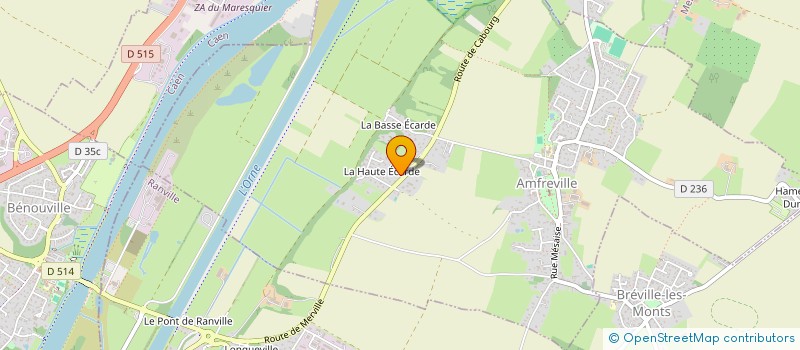 localisation de l'entreprise HOLDING GREAU  AMFREVILLE