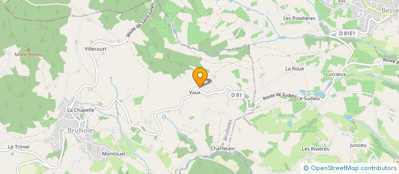 localisation de l'entreprise HOLDING GREEN  BRULLIOLES