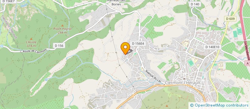 localisation de l'entreprise HOLDING GREGORY ANDRIEUX  CLERMONT-L'HERAULT