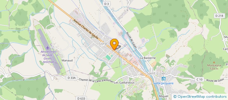 localisation de l'entreprise HOLDING GRIGUETTE à LORP-SENTARAILLE