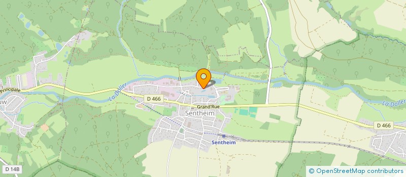 localisation de l'entreprise HOLDING GROSHENNY  SENTHEIM