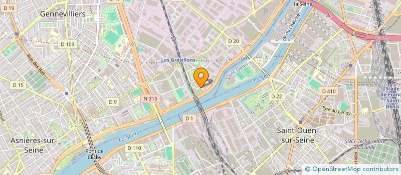localisation de l'entreprise HOLDING GROUP HEMATO à ASNIERES-SUR-SEINE