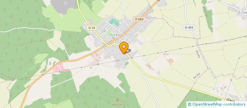 localisation de l'entreprise HOLDING GROUPE BERGER  ARCEY