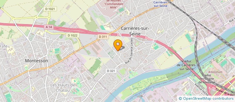 localisation de l'entreprise HOLDING GROUPE D&C  CARRIERES-SUR-SEINE