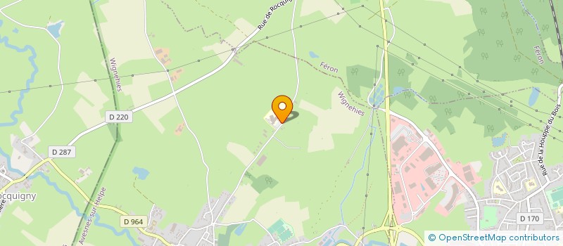 localisation de l'entreprise HOLDING GROUPE DE LA THIERACHE  WIGNEHIES