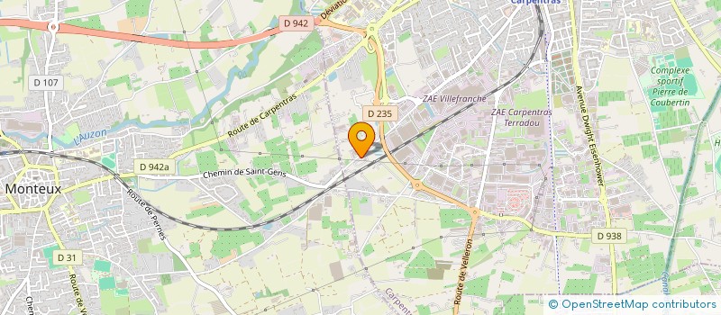 localisation de l'entreprise HOLDING GROUPE EVO  CARPENTRAS