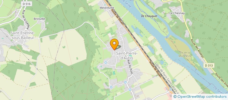 localisation de l'entreprise HOLDING GROUPE EZEL  LA CHAPELLE-LONGUEVILLE