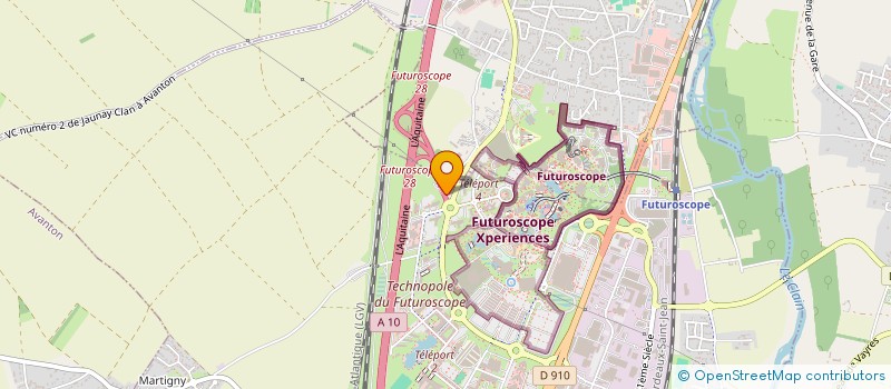 localisation de l'entreprise HOLDING GROUPE FRANCE SST  CHASSENEUIL-DU-POITOU