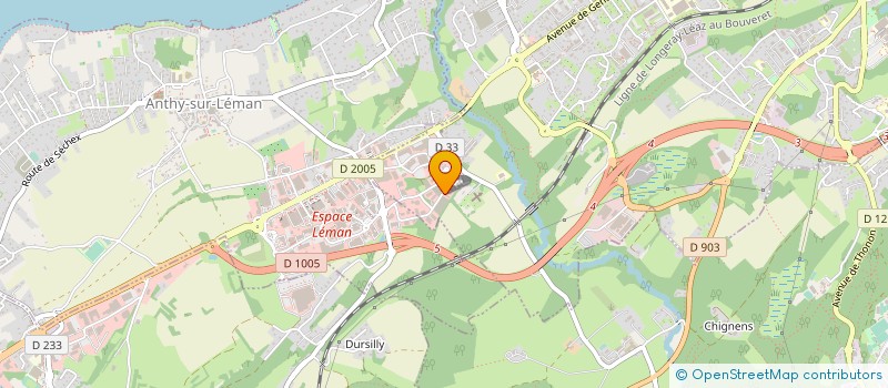 localisation de l'entreprise HOLDING GROUPE GABRIELI  THONON-LES-BAINS