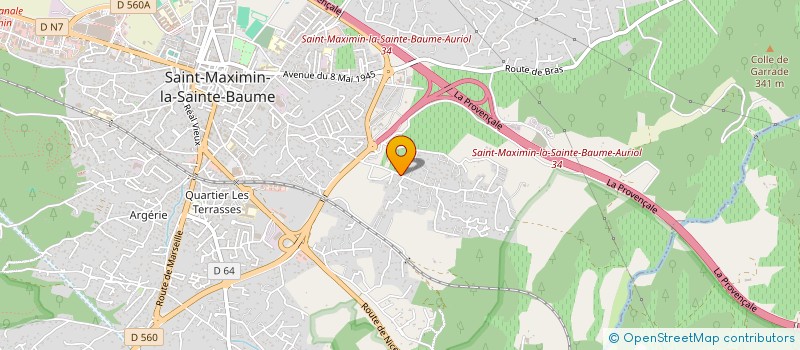 localisation de l'entreprise HOLDING GROUPE GIBELLA à SAINT-MAXIMIN-LA-SAINTE-BAUME