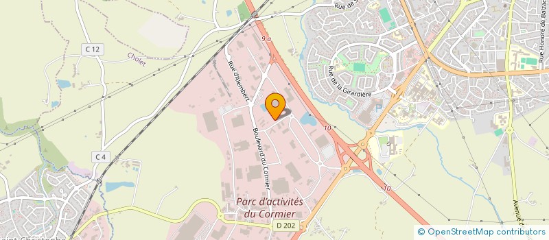 localisation de l'entreprise HOLDING GROUPE JCM à CHOLET