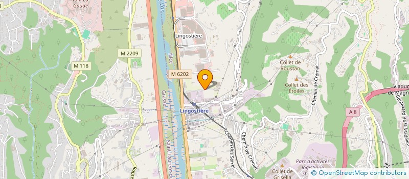 localisation de l'entreprise HOLDING GROUPE LS  NICE