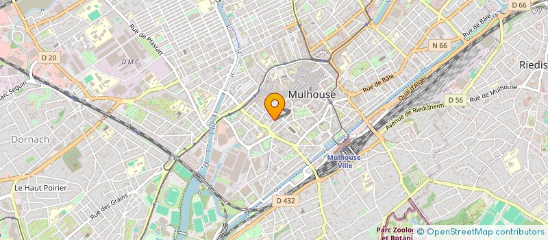 localisation de l'entreprise HOLDING GROUPE RENARD BLANC  MULHOUSE