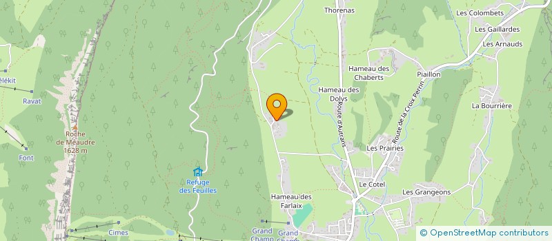 localisation de l'entreprise HOLDING GROUPE ROCHALP  AUTRANS-MEAUDRE EN VERCORS