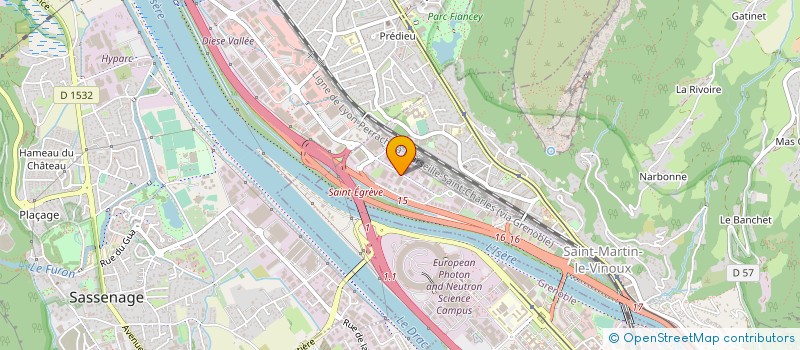 localisation de l'entreprise HOLDING GROUPE STREIFF  SAINT-MARTIN-LE-VINOUX