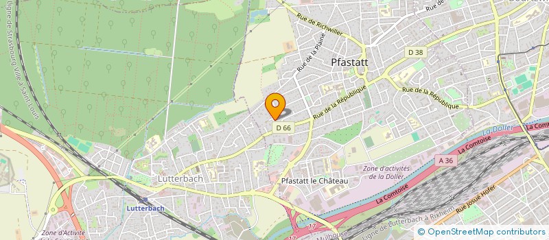 localisation de l'entreprise HOLDING GROUPE W  RICHWILLER