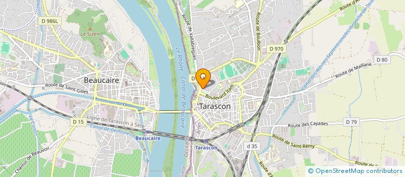 localisation de l'entreprise HOLDING GRP  TARASCON