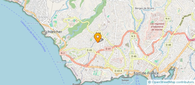 localisation de l'entreprise HOLDING GS  FORT-DE-FRANCE