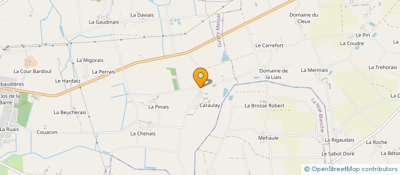 localisation de l'entreprise HOLDING GS GOULAIS  GUIPRY-MESSAC