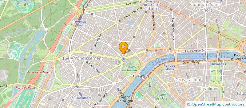 localisation de l'entreprise HOLDING GSB  PARIS