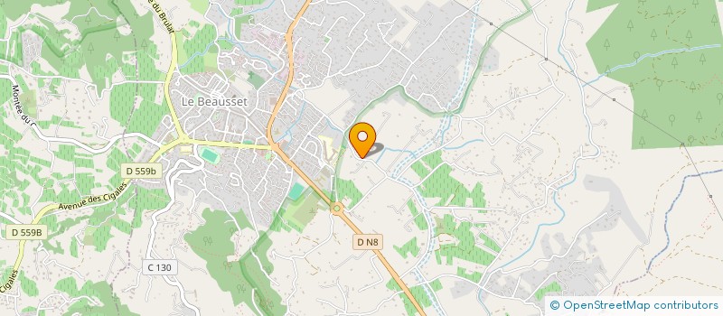 localisation de l'entreprise HOLDING GT  LE BEAUSSET