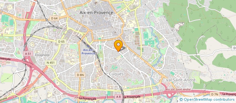 localisation de l'entreprise HOLDING GT CROS à AIX-EN-PROVENCE