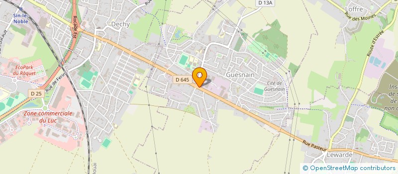 localisation de l'entreprise HOLDING GUEANT  GUESNAIN