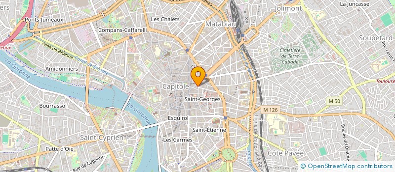 localisation de l'entreprise HOLDING GUENEAU  TOULOUSE