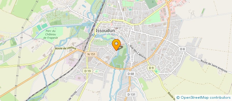 localisation de l'entreprise HOLDING GUIBERT à ISSOUDUN