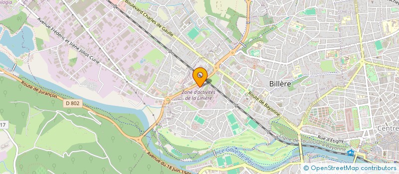 localisation de l'entreprise HOLDING GUIET-MOLIA  SERRES-CASTET