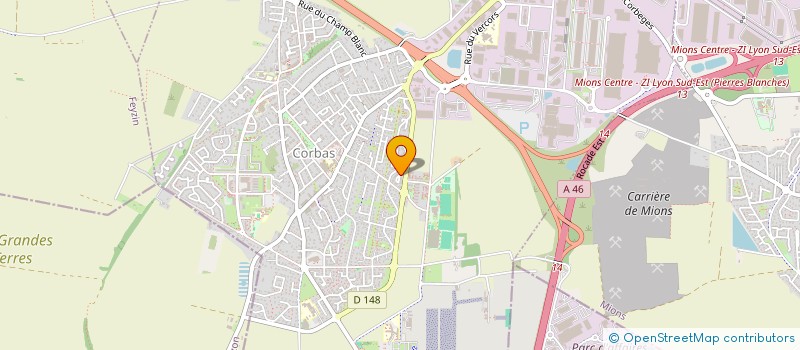 localisation de l'entreprise HOLDING GUILLAUME LOPES à CORBAS