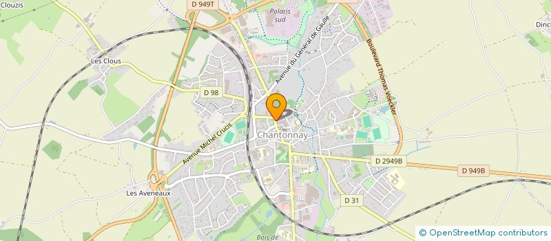 localisation de l'entreprise HOLDING GUILLOU à CHANTONNAY