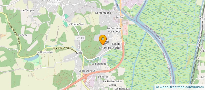 localisation de l'entreprise HOLDING GURY à CHOLET