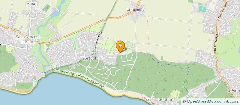 localisation de l'entreprise HOLDING GUY à LONGEVILLE-SUR-MER