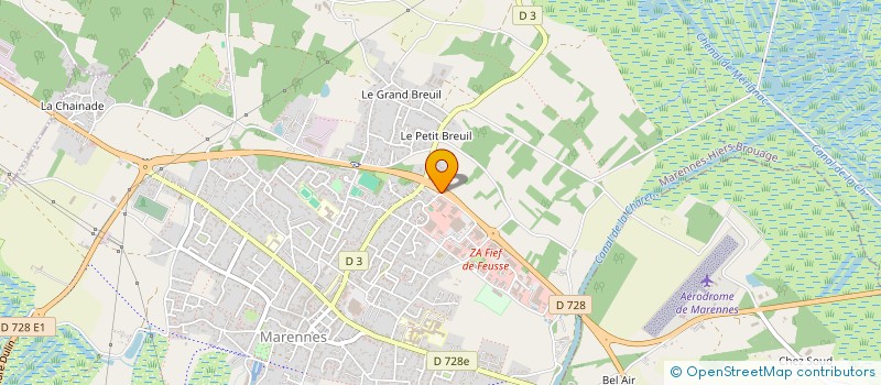 localisation de l'entreprise HOLDING GUYONNET  MARENNES-HIERS-BROUAGE