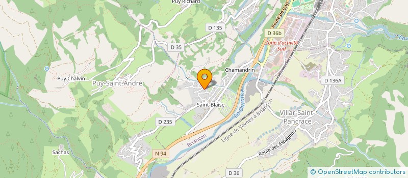 localisation de l'entreprise HOLDING H à BRIANCON