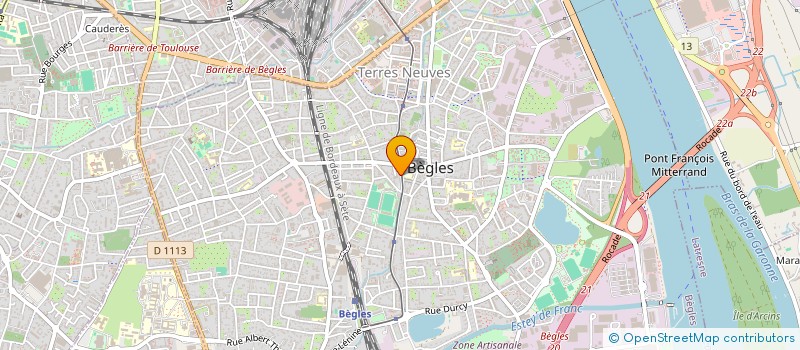 localisation de l'entreprise HOLDING H.A.D. à BEGLES
