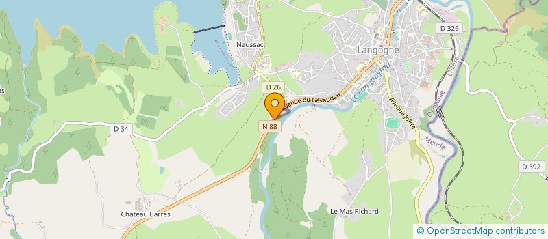 localisation de l'entreprise HOLDING H.K  LANGOGNE