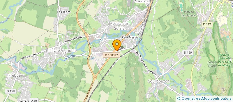 localisation de l'entreprise HOLDING H2A  MESSIA-SUR-SORNE