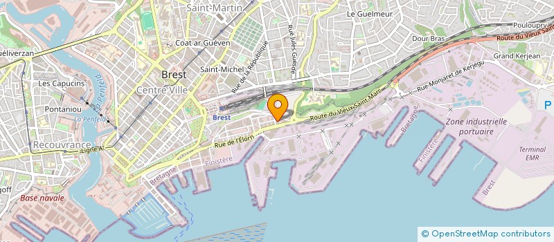 localisation de l'entreprise HOLDING HACK à BREST
