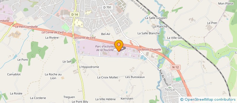 localisation de l'entreprise HOLDING HAMON à LAMBALLE-ARMOR