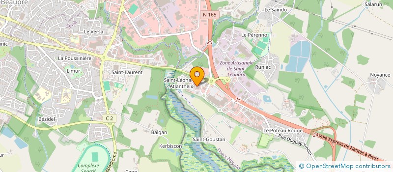 localisation de l'entreprise HOLDING HAMON à THEIX-NOYALO