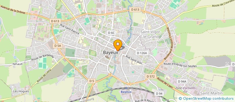 localisation de l'entreprise HOLDING HAMON SOCIETY  BAYEUX