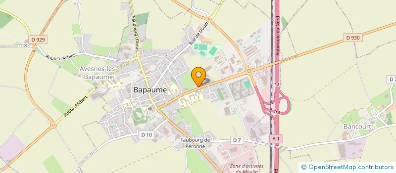 localisation de l'entreprise HOLDING HANSSENS  BAPAUME