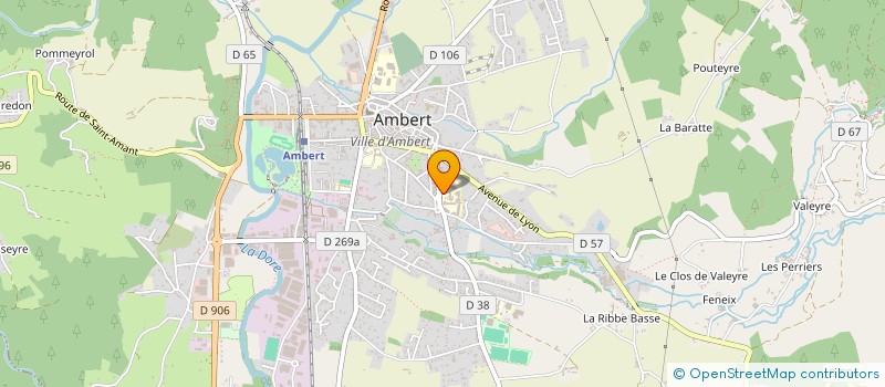 localisation de l'entreprise HOLDING HAROLD FAVIER  AMBERT